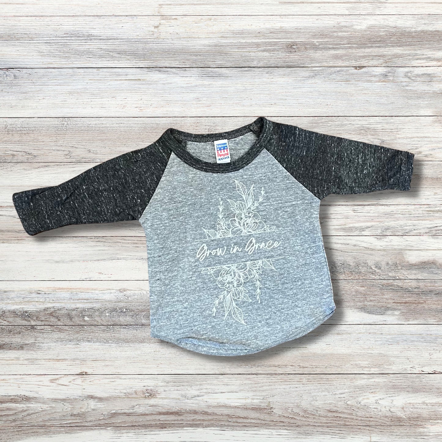 Infant Grow in Grace Baseball 3/4 Sleeve